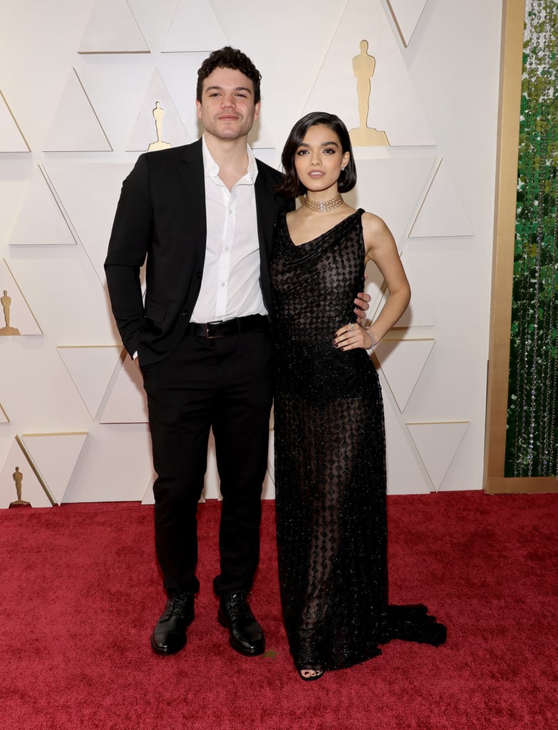 Rachel Zegler and Josh Andrés Rivera at the 2022 Oscars