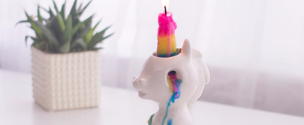 Crying Unicorn Candle
