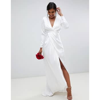 Asos edition deco embellished wedding dress 2025