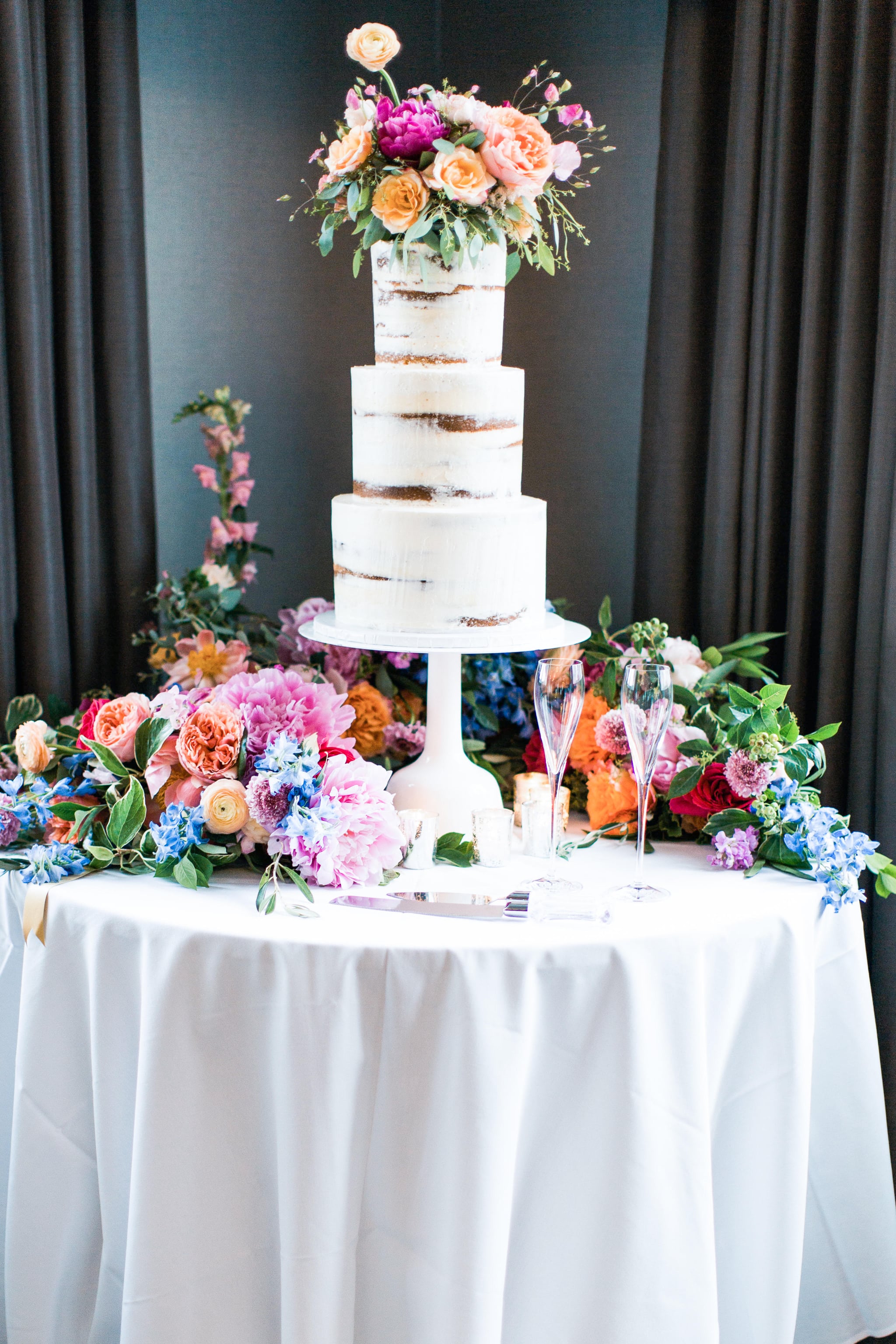 20 Colorful Wedding Cake Ideas Popsugar Food