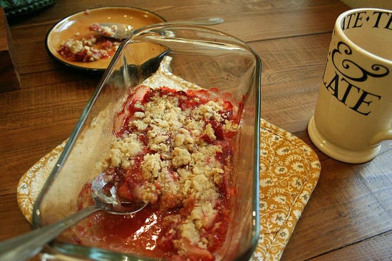 Gluten-Free Strawberry Crumble