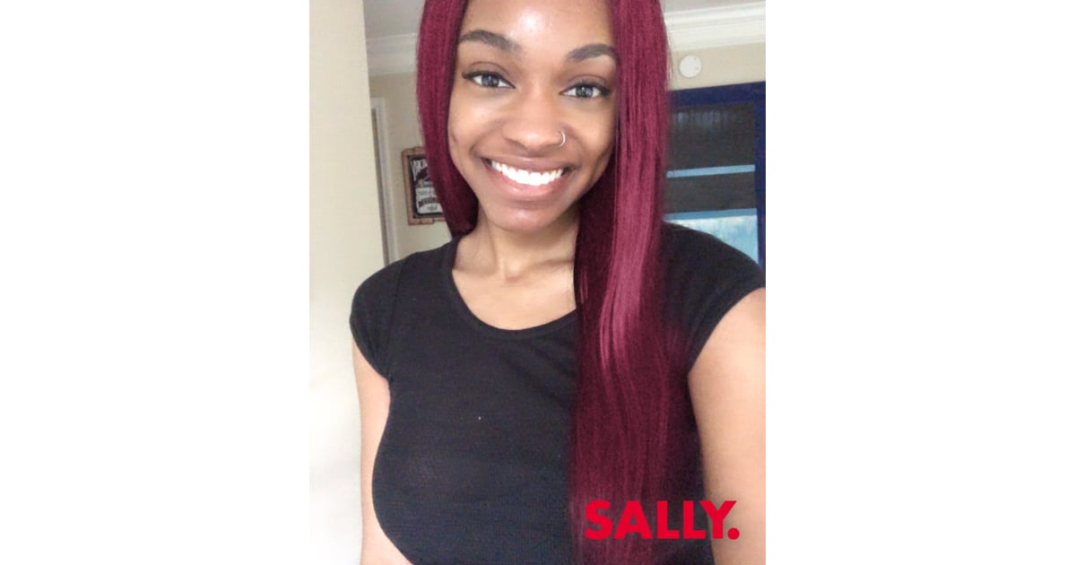 Radiant Raspberry Hair Colour TryOn App Review POPSUGAR Beauty UK