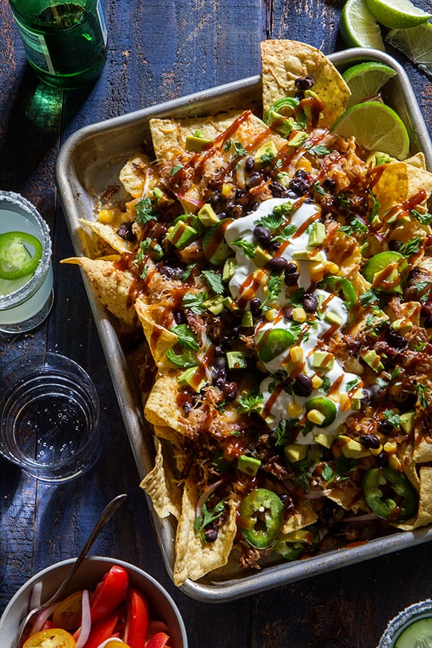 Beer Pulled Pork Nachos Nacho Recipes POPSUGAR Food Photo 23