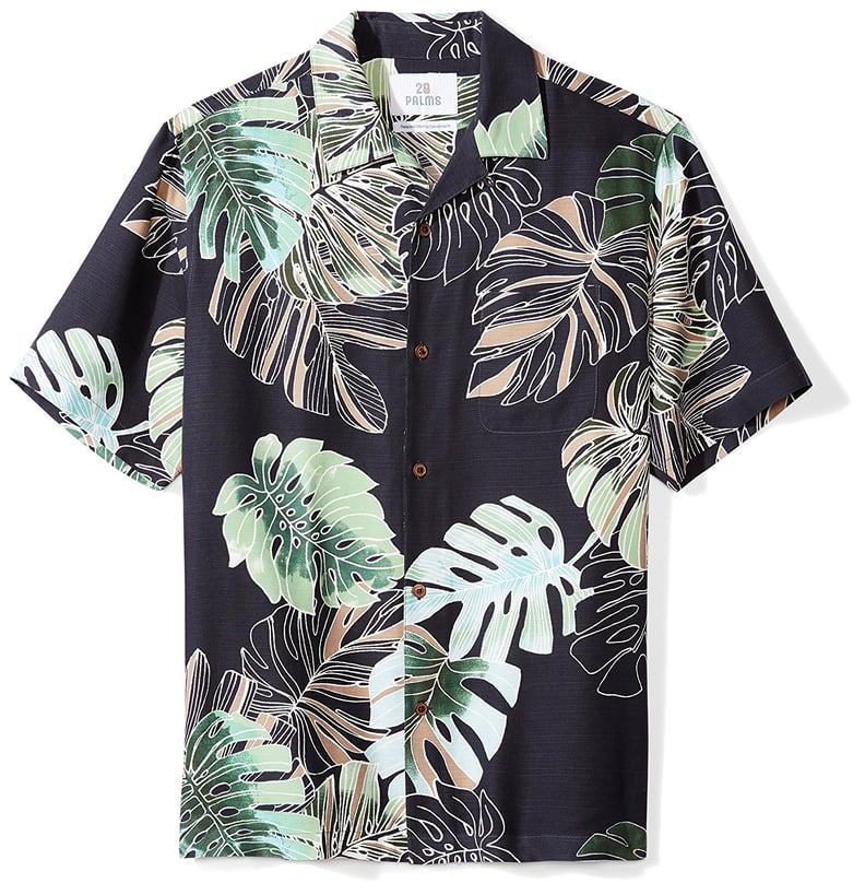 28 Palms Men's Relaxed-Fit 100% Silk Hawaiian Shirt