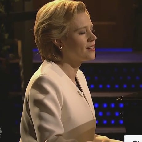 Kate McKinnon as Clinton Sings "Hallelujah" on SNL | POPSUGAR News