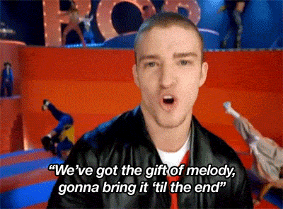 Savant meditativ Danser When Justin Punched His Way Through "Pop" | Celebrate 20 Years of *NSYNC  With These Glorious GIFs | POPSUGAR Entertainment Photo 20