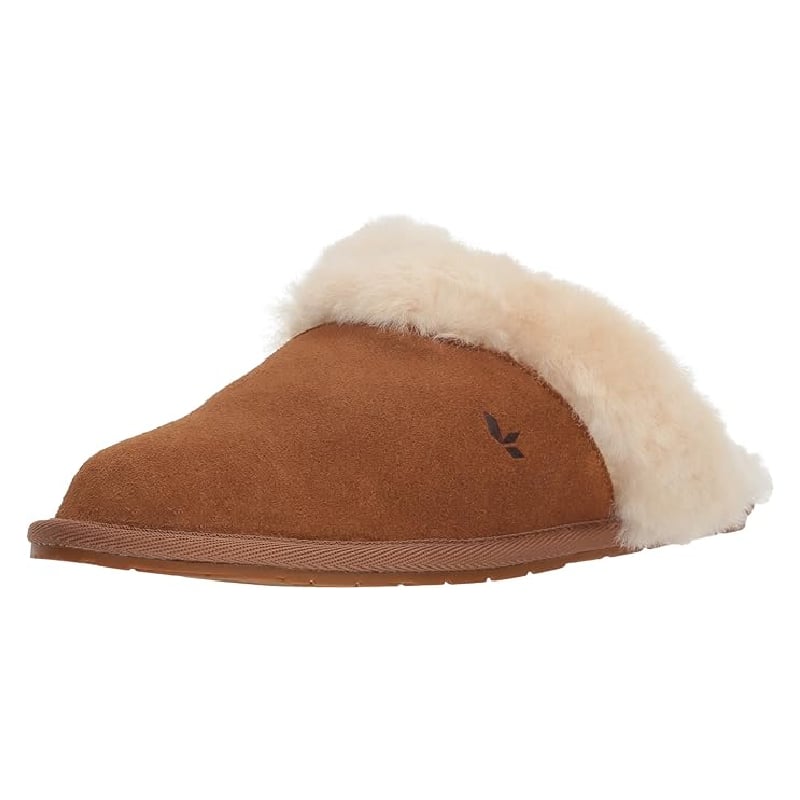 Koolaburra by UGG Women's Milo Slippers ($44, originally $65)
These slippers offer the super-soft, cushiony quality UGG is known for, but at a much lower price. They're warm, comfortable, and come in a range of neutral hues and muted colors. Plus, they've got traction, so you shouldn't have to worry about slipping.