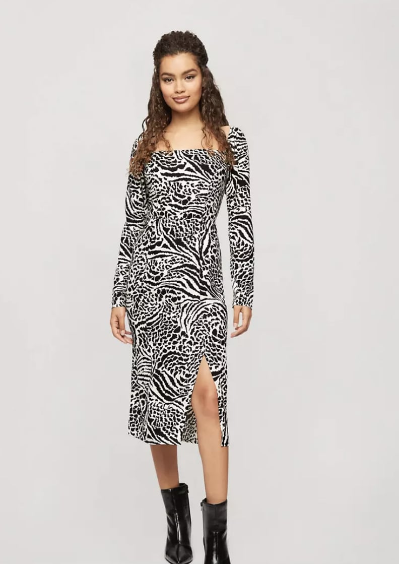 For Some Animal Print Action: Miss Selfridge Petite Midi Dress