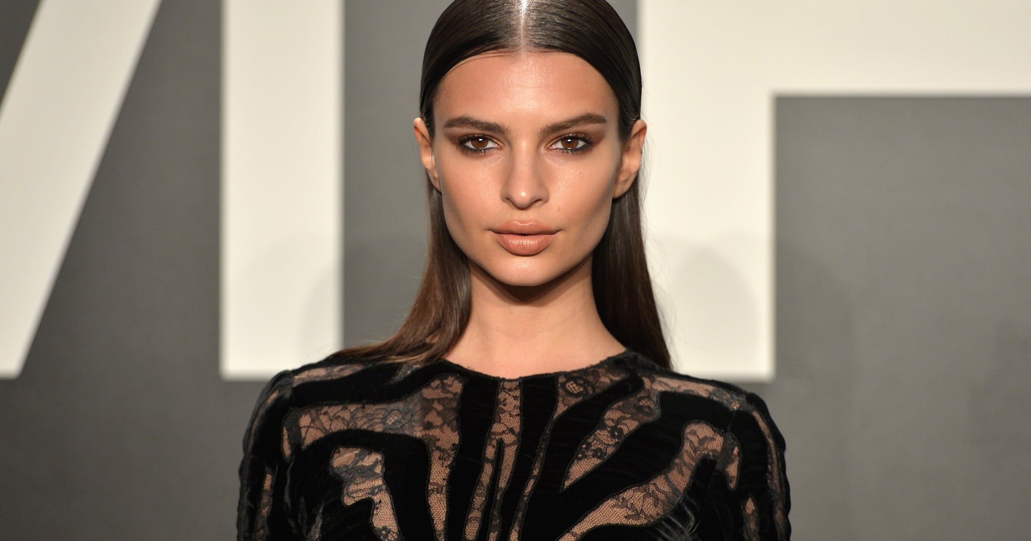 Emily Ratajkowski Showed Off Every Angle of Her Printed Halter Thongkini