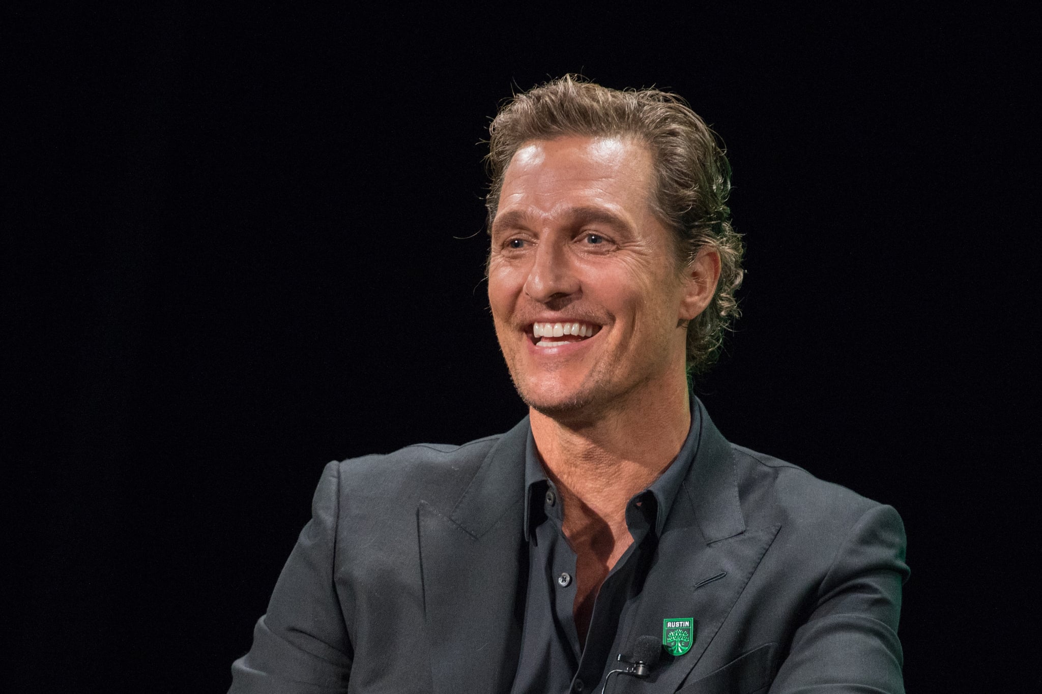 AUSTIN, TEXAS - AUGUST 23: Matthew McConaughey, Academy Award-winning actor attends the Austin FC Major League Football club announcement of four new investors including himself as the 'Minister of Culture' at 3TEN ACL Live on August 23, 2019 in Austin, Texas. (Photo by Rick Kern/Getty Images)