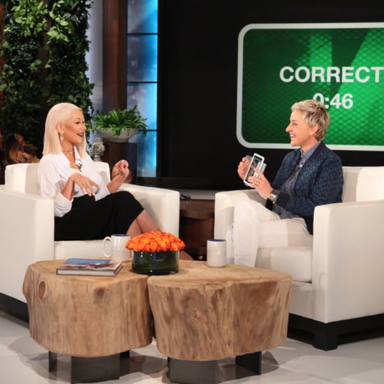 Christina Aguilera Celebrity Impressions on The Ellen Show