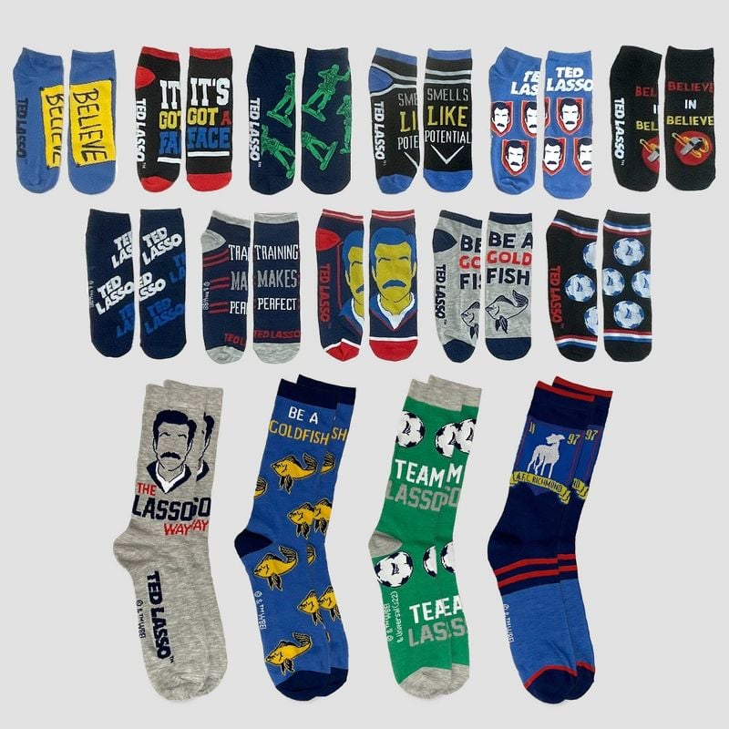 For Ted Lasso Fans Target Men s Ted Lasso 15 Days Of Socks Advent 
