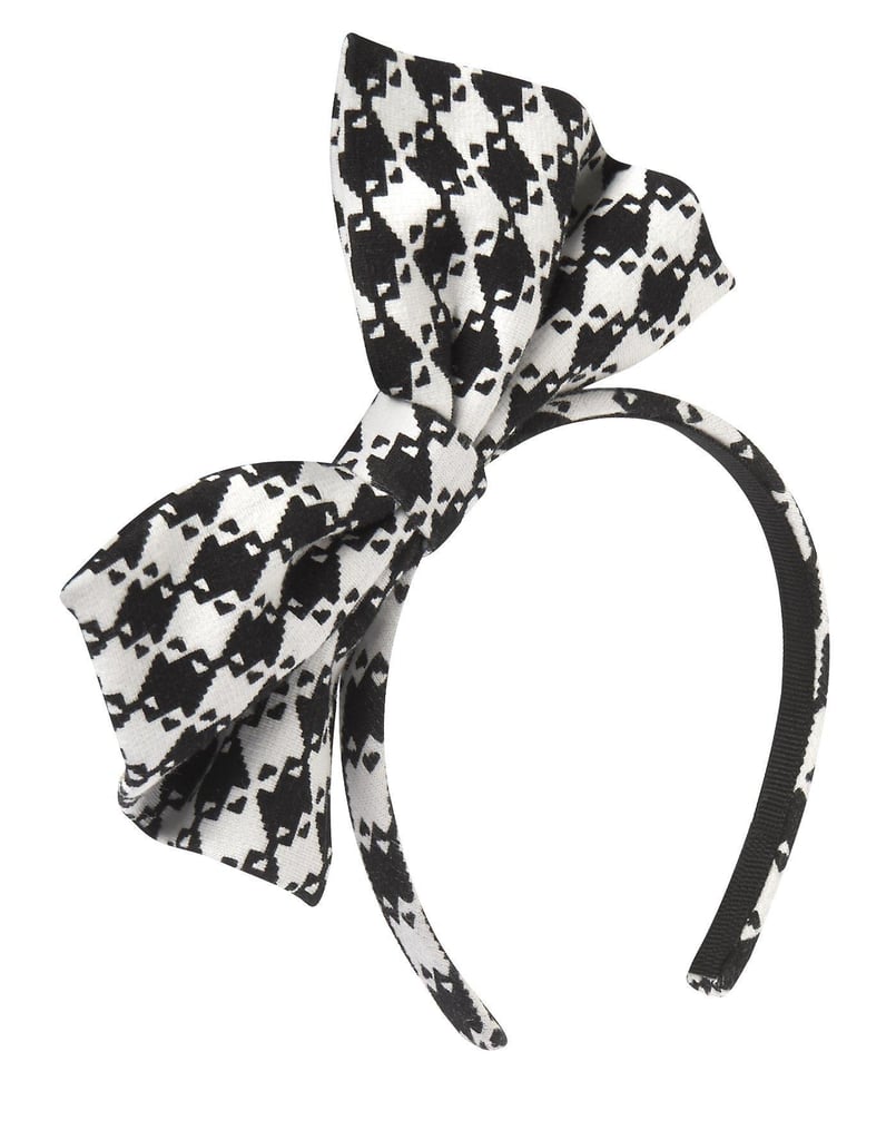 Checked Bow Headband