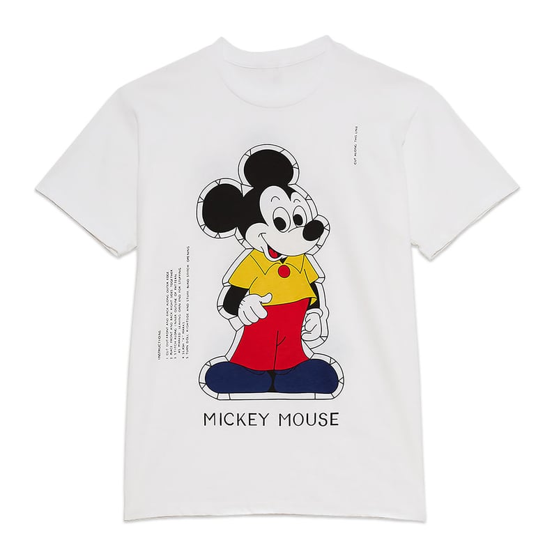 Disney Mickey Mouse Paper Doll T-Shirt for Adults by Opening Ceremony