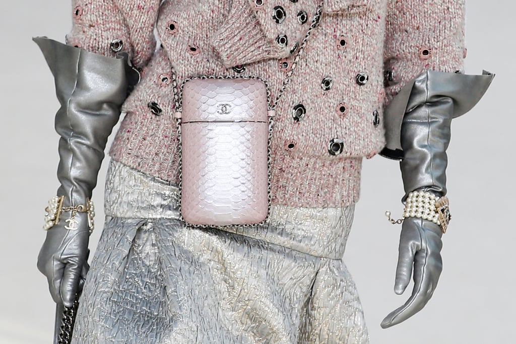 Metallics Were Played Up by Shimmering Accessories
