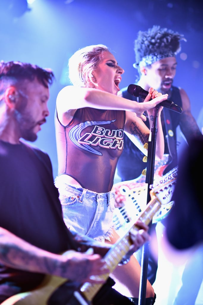 Lady Gaga's Concert at the Bitter End Bar in NYC 2016