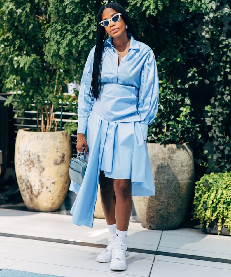 Outfit Ideas: How to Wear Sneakers With a Dress