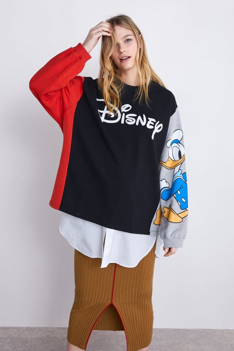 Zara Disney Donald Duck Sweatshirt