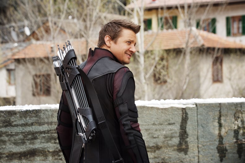 AVENGERS: AGE OF ULTRON, Jeremy Renner as Hawkeye/Clint Barton, 2015. ph: Jay Maidment /  Walt Disney Studios Motion Pictures / courtesy Everett Collection