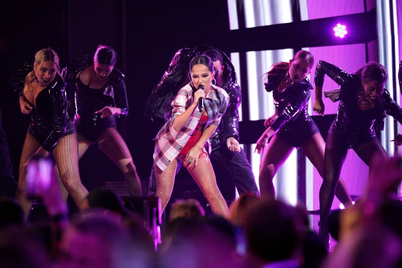 Becky G Performing "Mayores" at the Latin AMAs