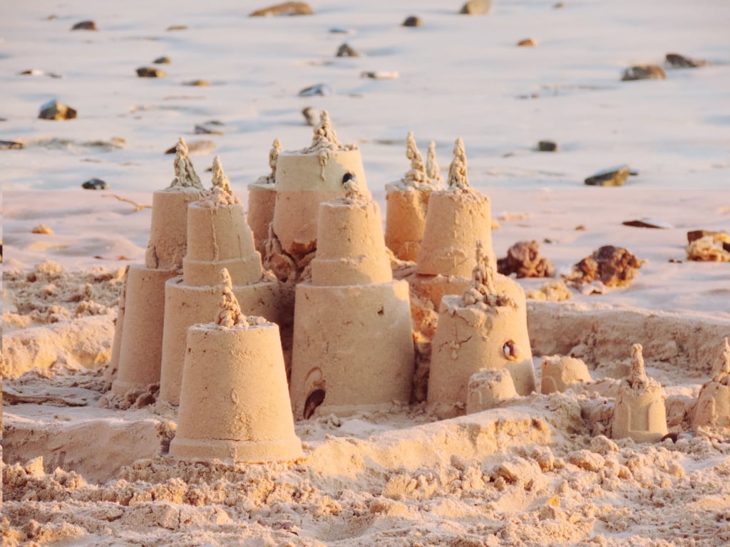 Build a sandcastle.