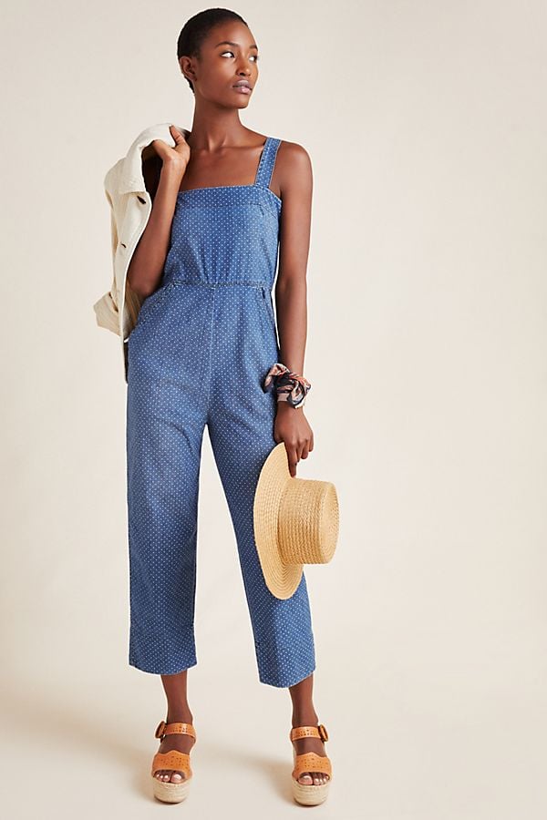 Amo Indigo Dot Jumpsuit