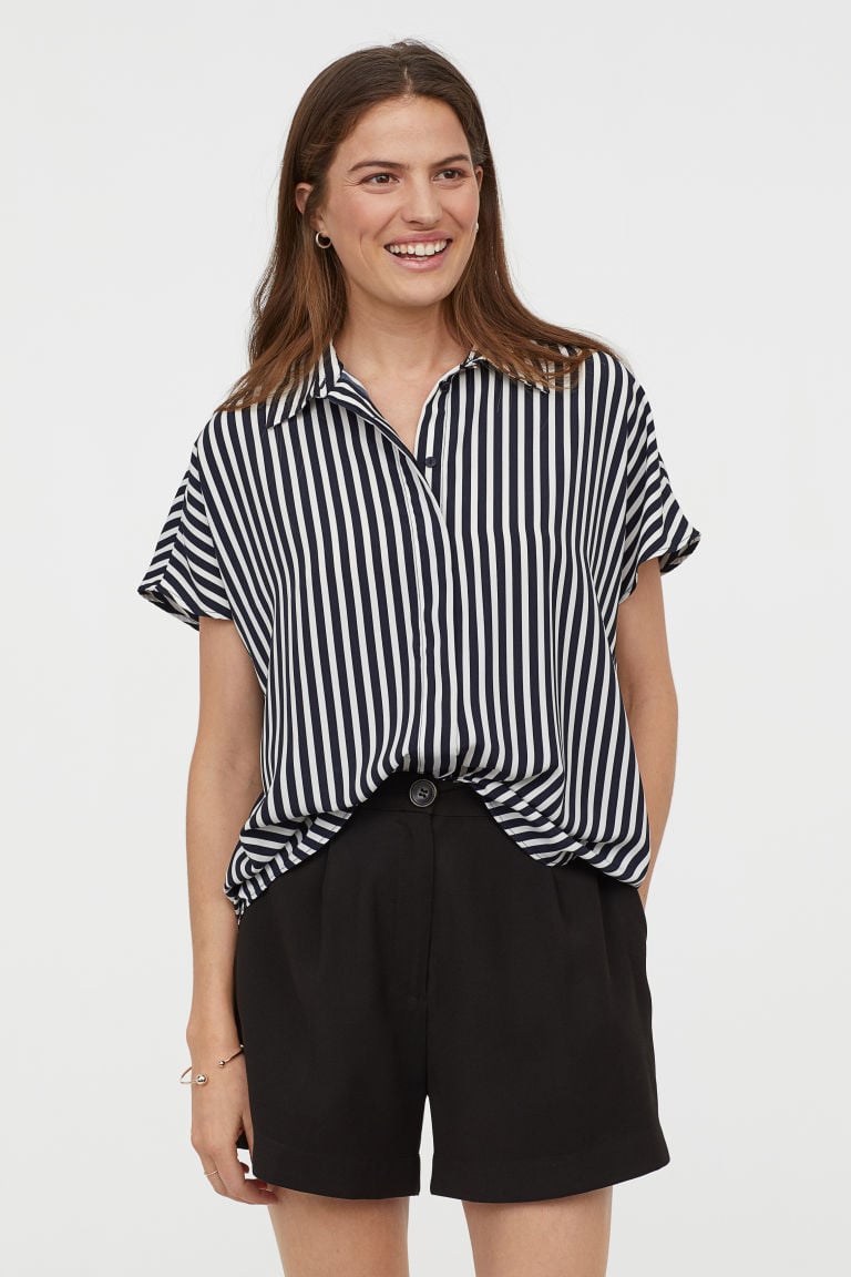 H&M Short-Sleeved Blouse