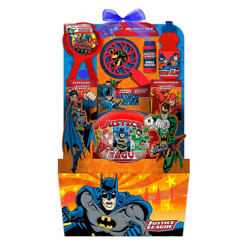 Justice League Deluxe Licenced Filled Easter Basket ($16)