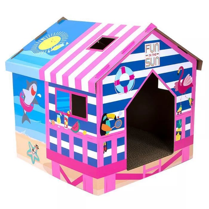 Beach Cat Scratcher House