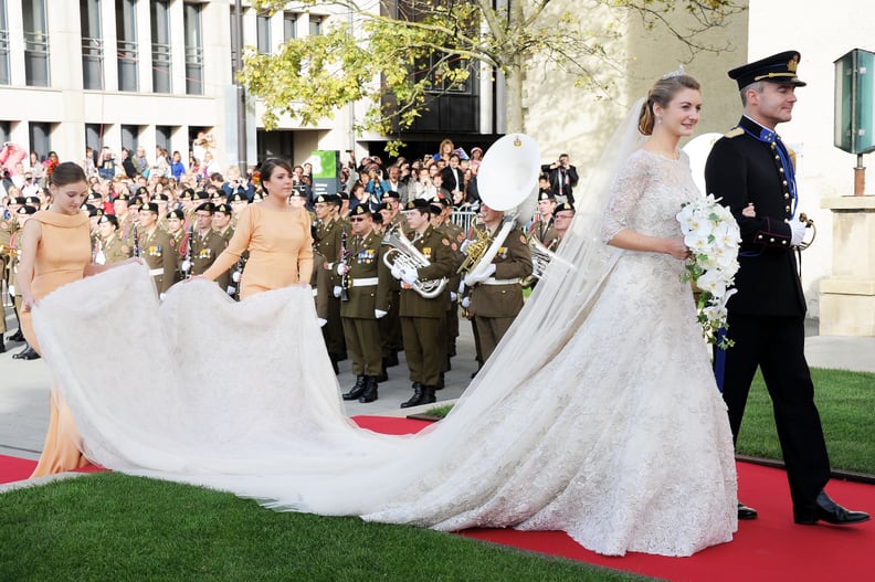 In Fact, It's Worthy of Real Royals — Princess Stéphanie of Luxembourg Got Married in a Custom Elie Saab Creation