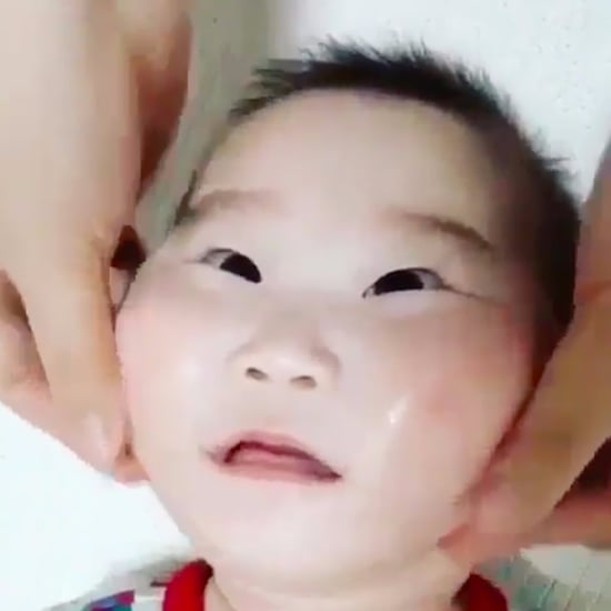 Video of Baby Getting a Facial