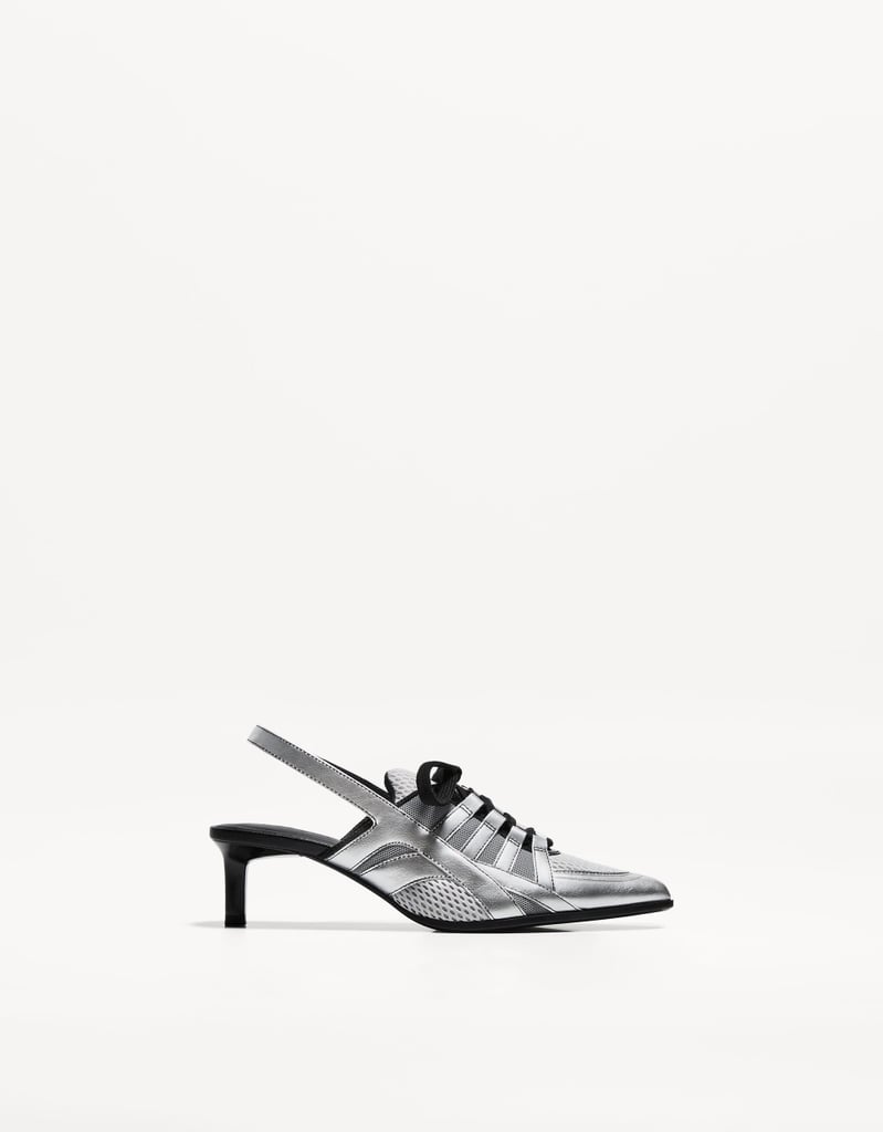 Bershka High-Heel Slingback Soccer Shoes