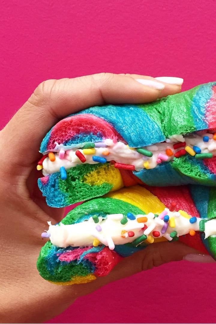 Rainbow Bagels