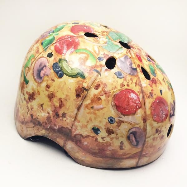 Inkwell Pizza Bike Helmet