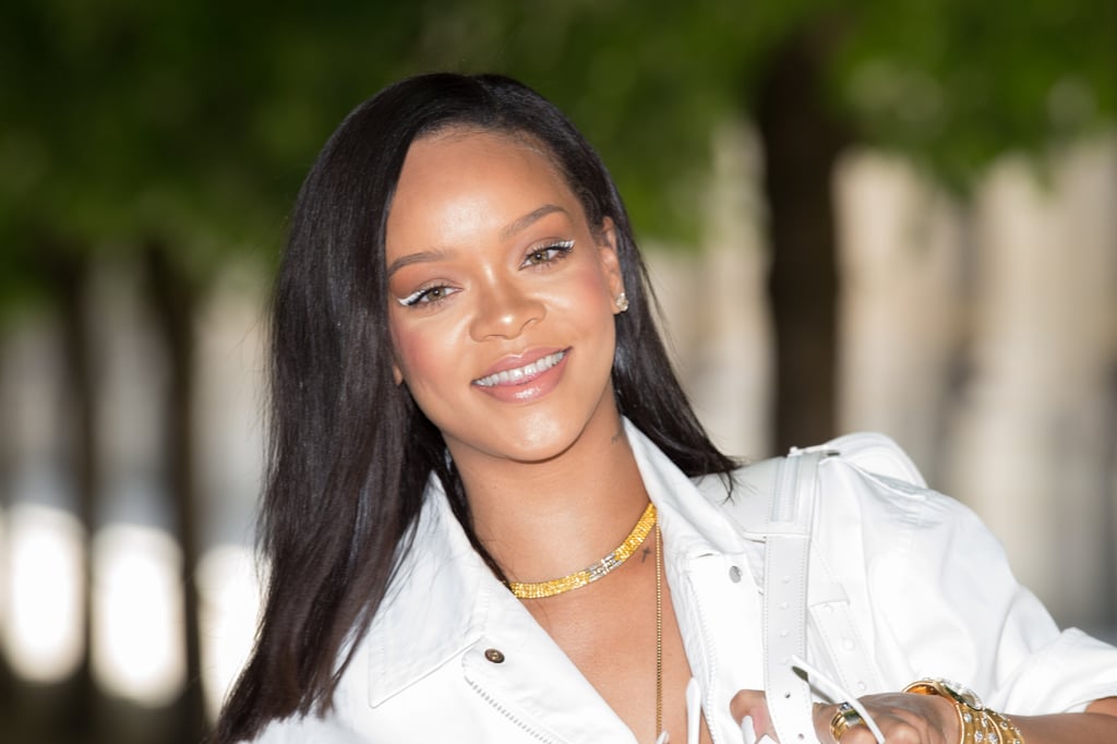 Rihanna at the Louis Vuitton Menswear SS 2019 Show, Is White Eyeliner the  New Black? Rihanna Might Be Trying to Tell Us So