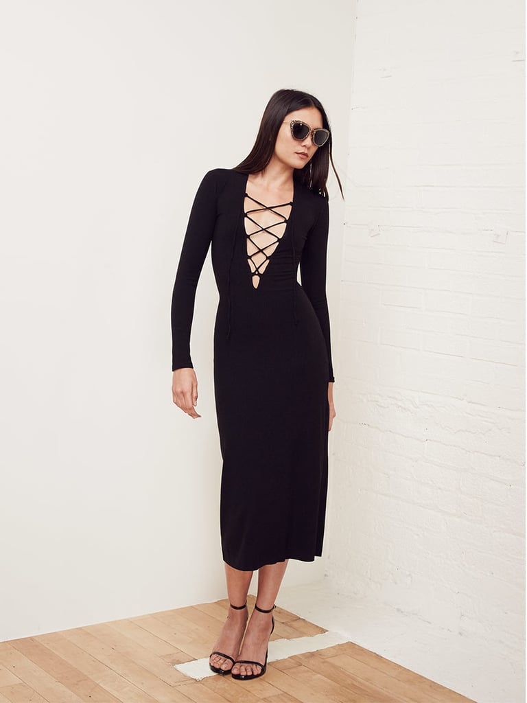 A Party Dress With Long Sleeves