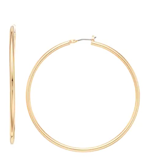 Nine West Large Hoop Earrings