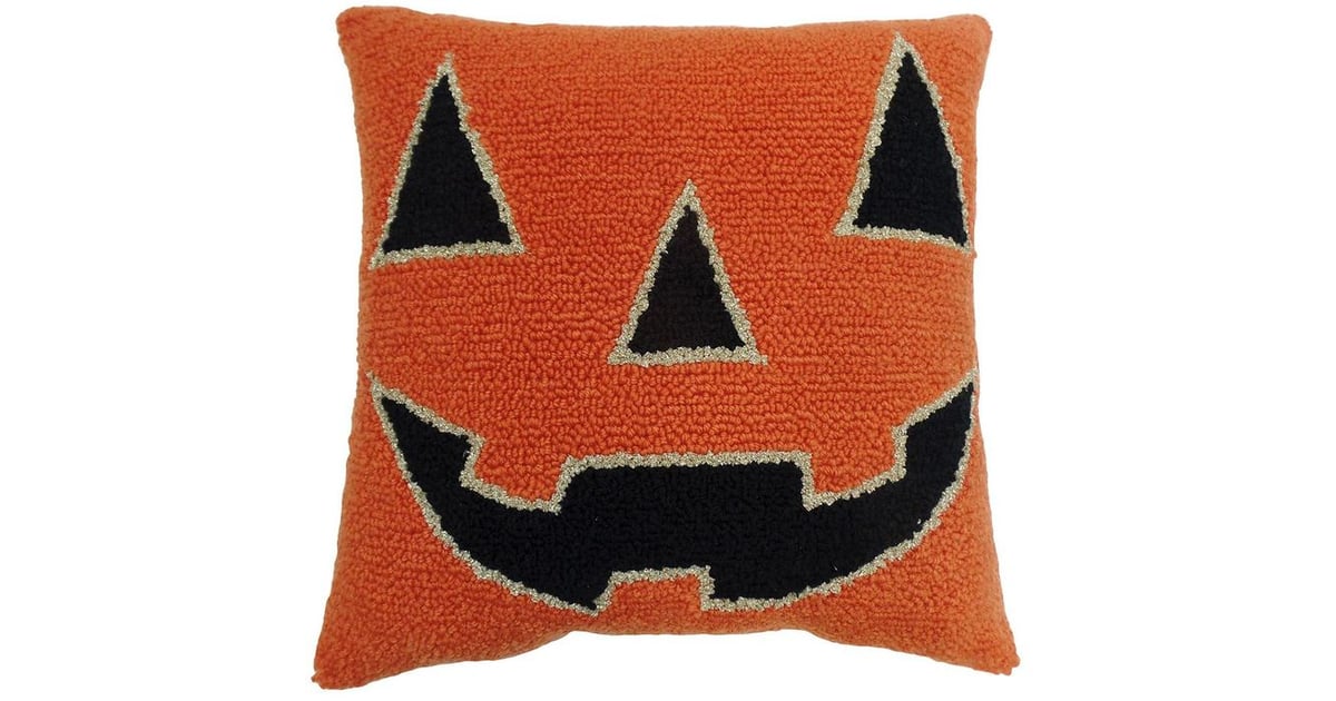 Pumpkin Throw Pillow Cheap Halloween Decor From Kohl's POPSUGAR