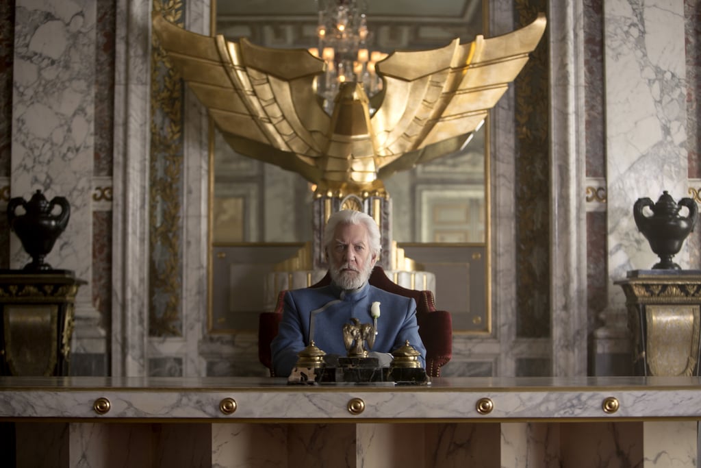 President Snow is chilling.