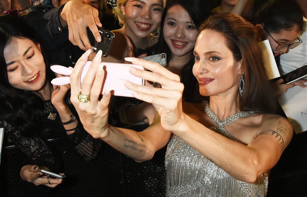 Angelina Jolie and Her Kids Maleficent 2 Press Tour Photos