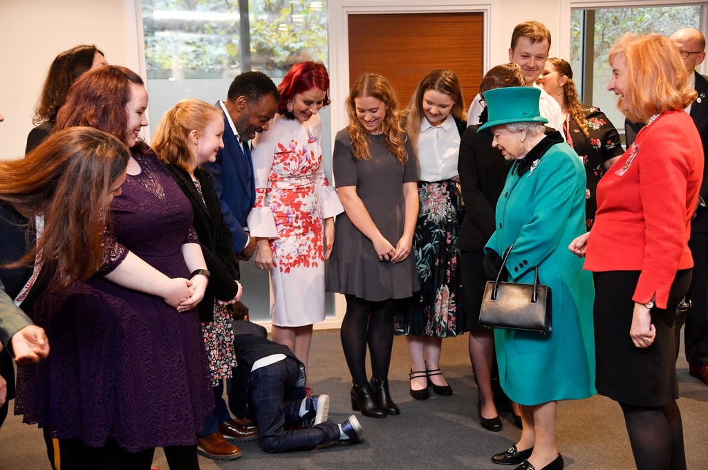 When This Boy Was So Overwhelmed Meeting Her, He Instantly Dropped to the Floor and Crawled Away