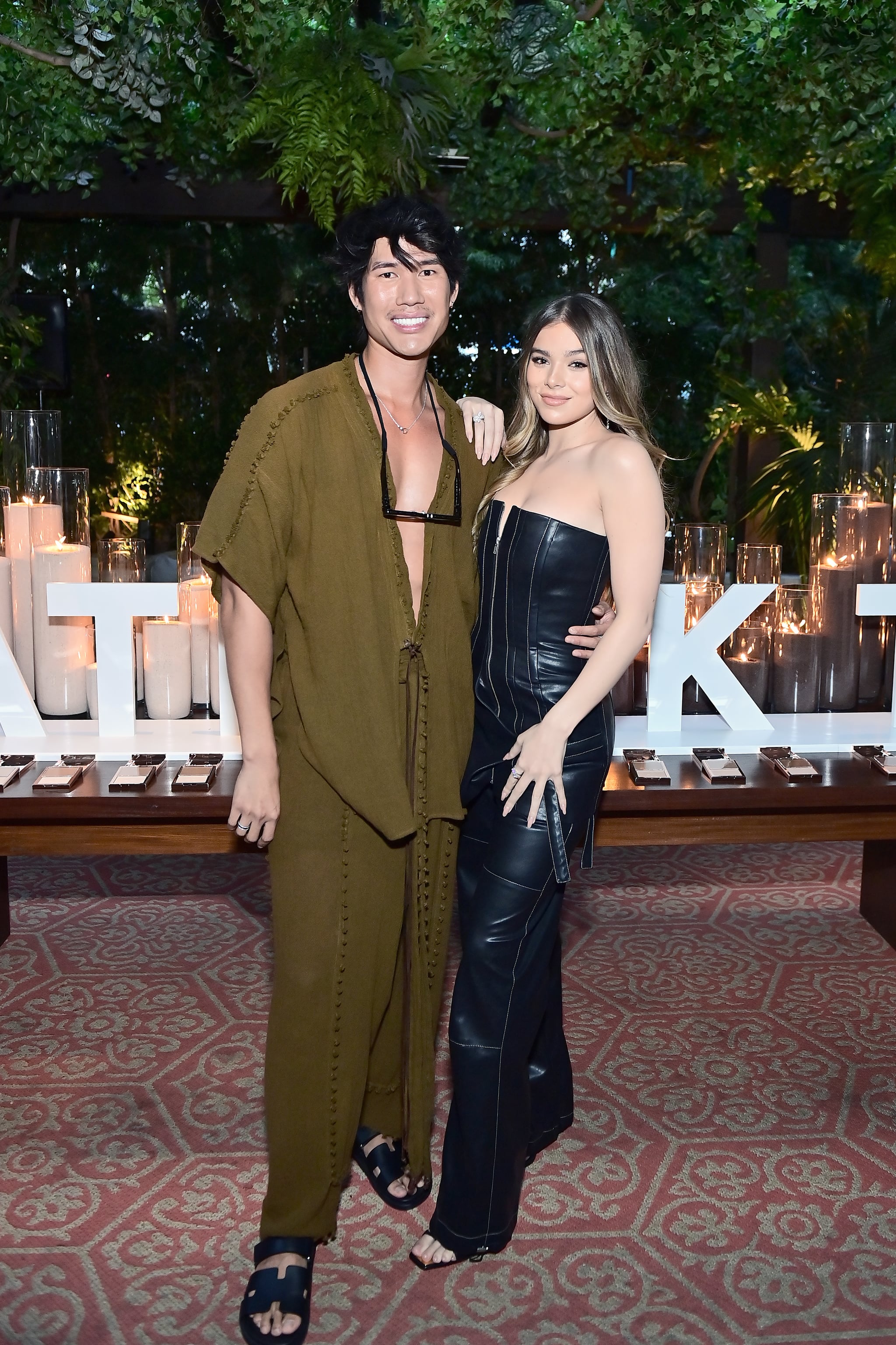 WEST HOLLYWOOD, CALIFORNIA - AUGUST 29: (LR) Patrick Ta and Hailee Steinfeld attend Patrick Ta Beauty's Major Skin Launch at The West Hollywood EDITION on August 29, 2022 in West Hollywood, California.  (Photo by Stefanie Keenan/Getty Images)