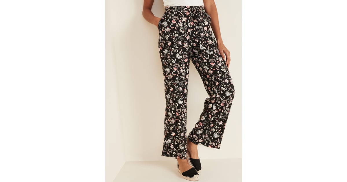 high waisted pants with tie