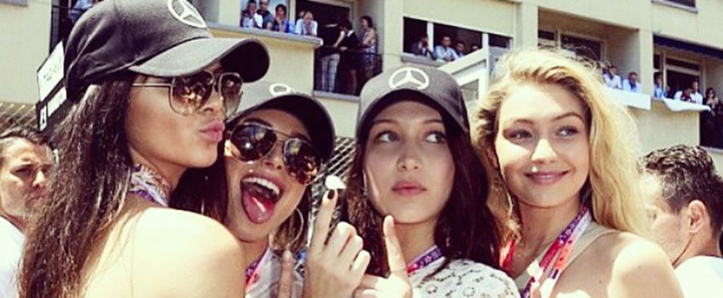 Kendall Jenner and Friends at Monaco Grand Prix 2015