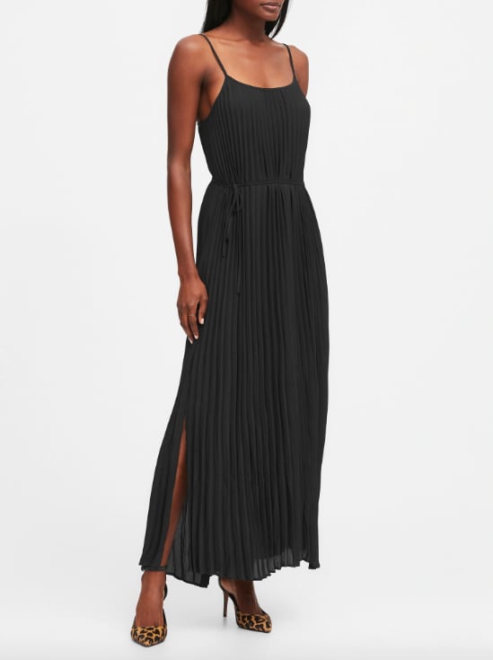 Banana republic black maxi dress discount