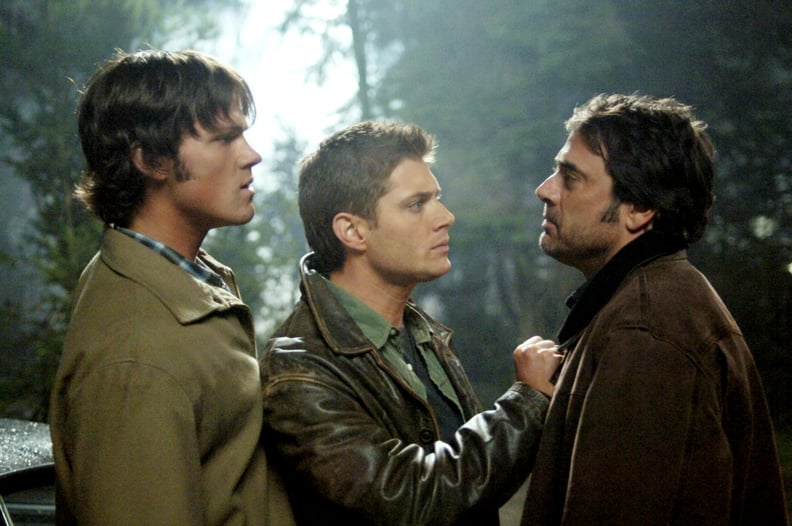 SUPERNATURAL, Jared Padalecki, Jensen Ackles, Jeffrey Dean Morgan, 'Dead Man's Blood', (Season 1, aired April 20, 2006), 2005-, photo: Sergei Bachlakov /  Warner Bros. / Courtesy: Everett Collection