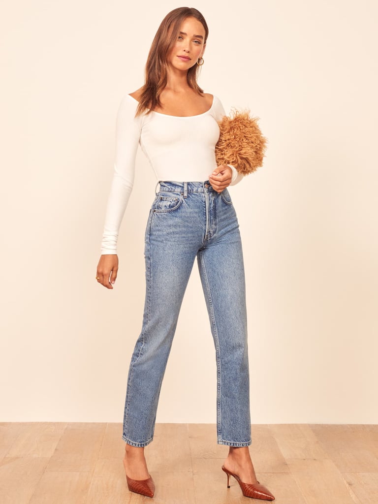 Reformation Cynthia High Relaxed Jean | What Friends Character Are You ...
