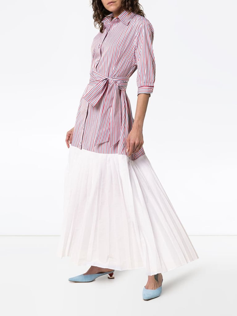 Evi Grintela Carmen Striped Cotton Maxi-Dress