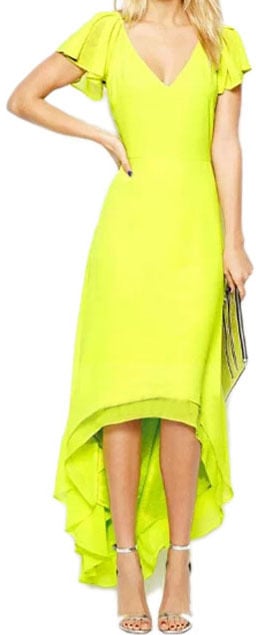 Romwe Yellow Dress