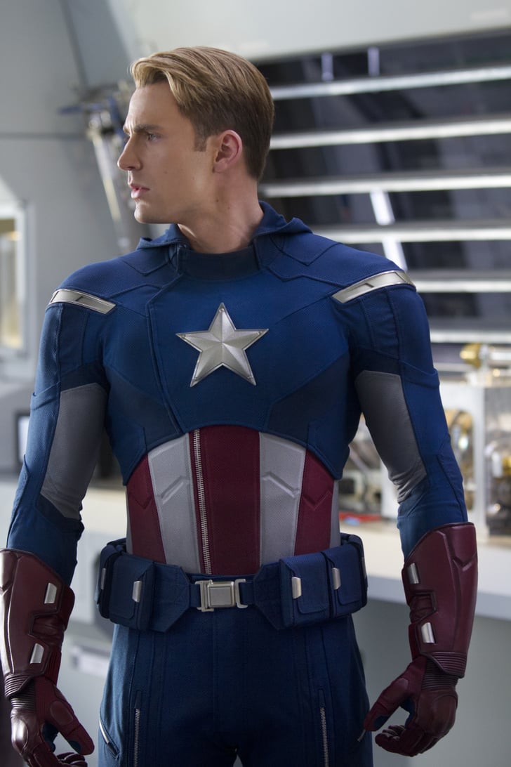 Chris Evans As Captain America In The Avengers The